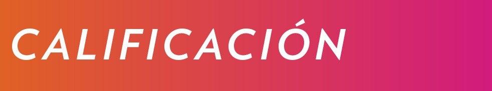 Calificación